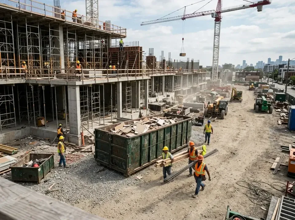 commercial-construction-site-w-002 — frequently asked questions, Low Cost Construction Dumpster Rental in Jacksonville, NC